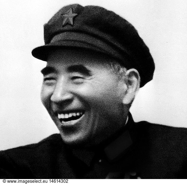 Lin Biao  5.12.1907 - 13.9.1971  chin. General und Politiker (KPCh)  Portrait  1950er Jahre Lin Biao, 5.12.1907 - 13.9.1971, chin. General und Politiker (KPCh), Portrait, 1950er Jahre,