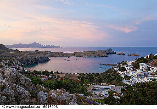 Lindos  Insel Rhodos  Dodekanes-Inseln  Griechenland