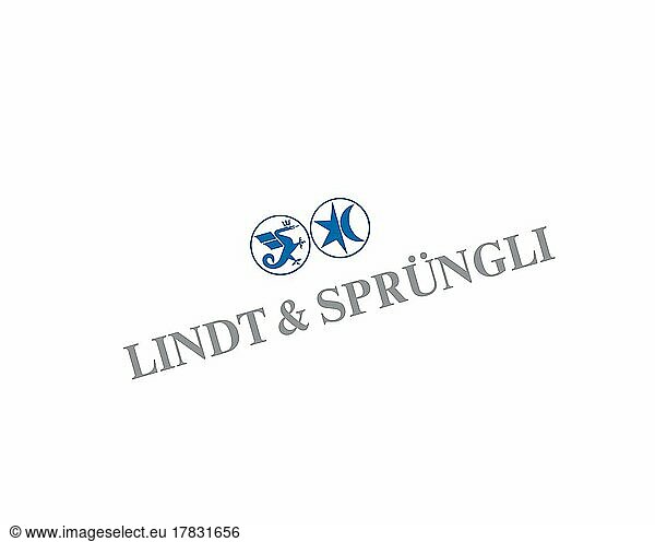 Lindt & Sprüngli  rotated logo  white background