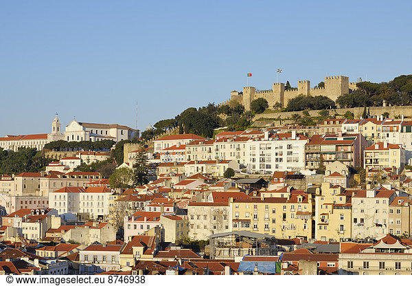 Lissabon  Hauptstadt  Alfama  Baixa  Castelo de Sao Jorge  Portugal