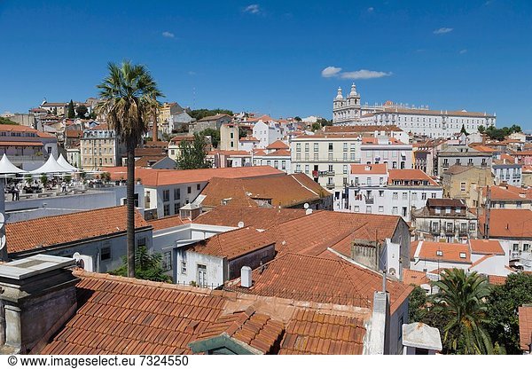 Lissabon  Hauptstadt  Dach  Ignoranz  Fluss  Kirche  Alfama  Kloster  Portugal