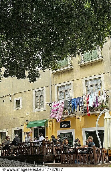 Lissabon  Stadtteil Alfama  Portugal  Europa