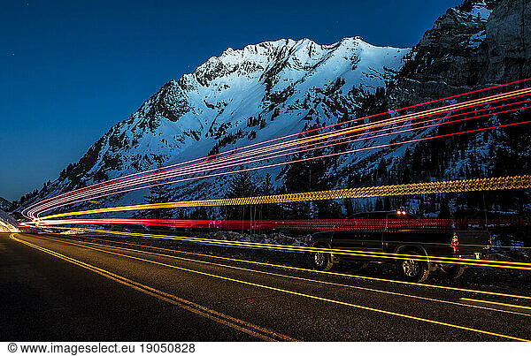 Little Cottonwood Canyon at Night
