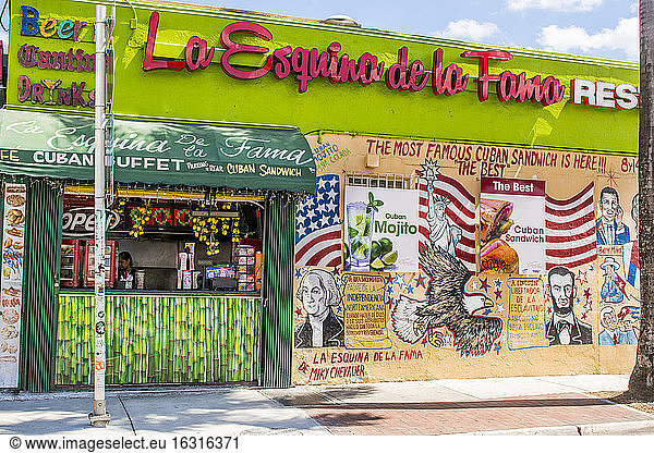 Little Havana  Miami's Cuban district  Miami  Florida  United States of America  North America