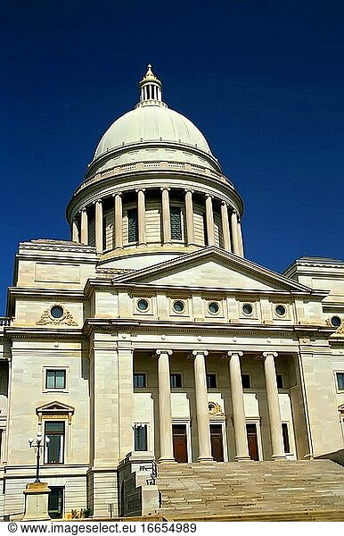 Little Rock Arkansas State Capitol Building.
