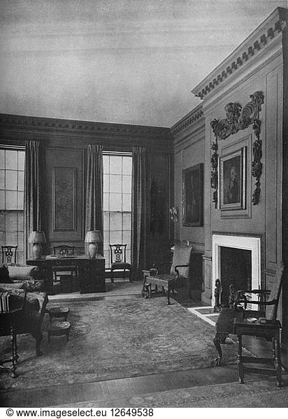 Living room  house of Charles G King  Chicago  Illinois  1922. Artist: Unknown.