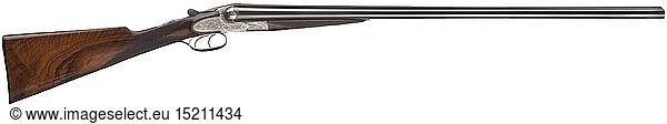 LONG ARMS  MODERN HUNTING WEAPONS  double-barrelled shotgun Johann Springer in Vienna  in case  calibre 20/65  number 9029