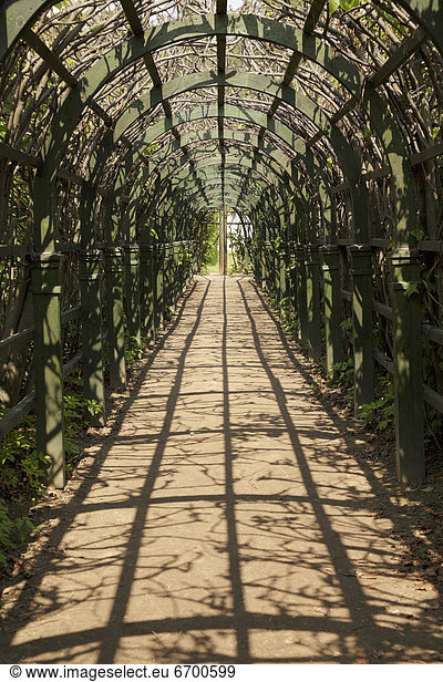 Long Garden Arch Passageway