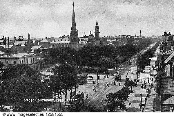 Lord Street  Southport  Lancashire  c1900s(?). Artist: Unknown