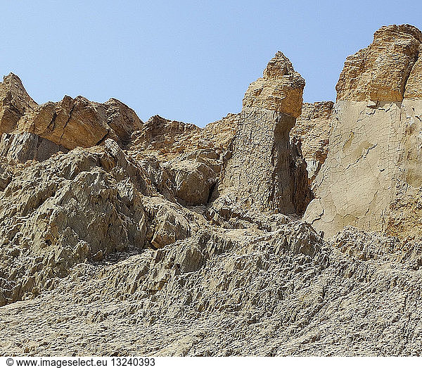 Lot's wife pillar of Salt; Mount Sodom; Israel.