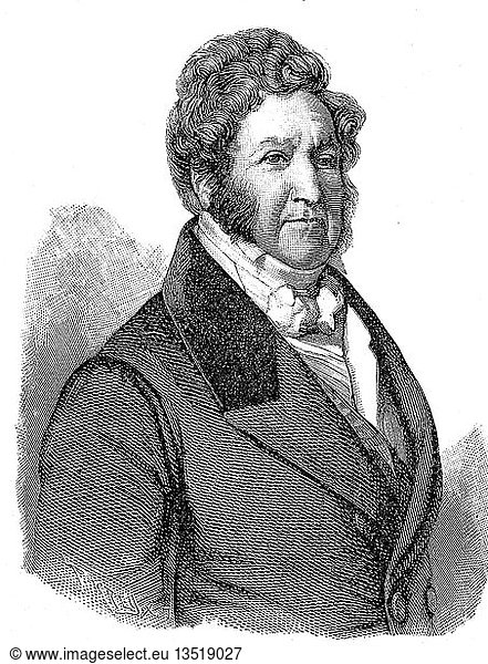 Louis-Philippe I.  6. Oktober 1773  26. August 1850  in der sogenannten Julimonarchie von 1830 bis 1848 französischer König  Holzschnitt  Frankreich  Europa