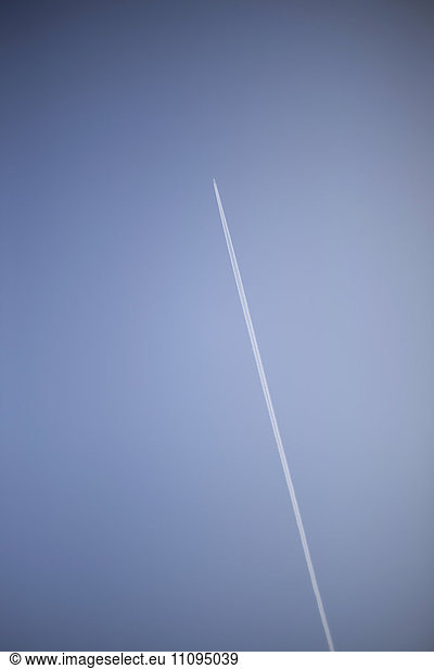 Low angle view of airplane flying in sky  Renesse  Schouwen-Duiveland  Zeeland  Netherlands