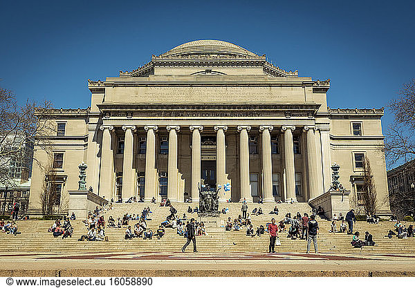 Low Memorial Library  Columbia University  Upper Manhattan; New York City  New York  United States of America