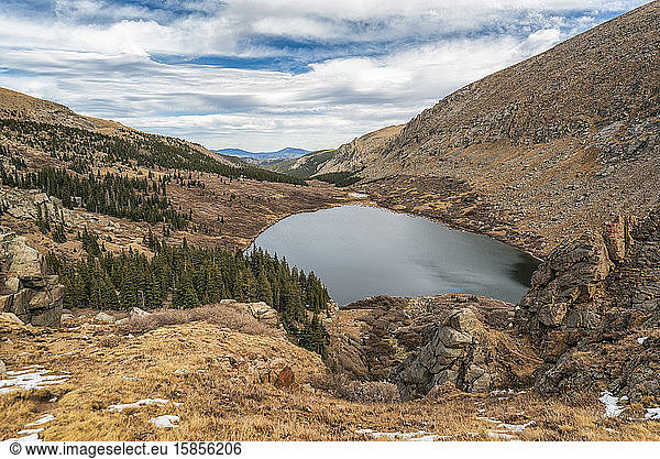 Lower Chicago Lake in the Mount Evans Wilderness  Colorado