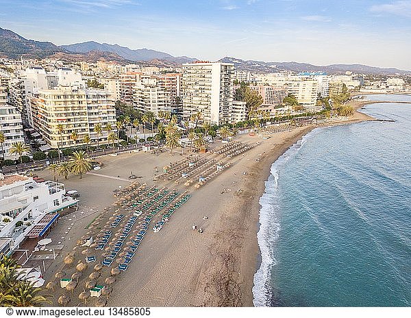 Luftaufnahme der costa del sol in Marbella  Andalusien  Spanien  Europa