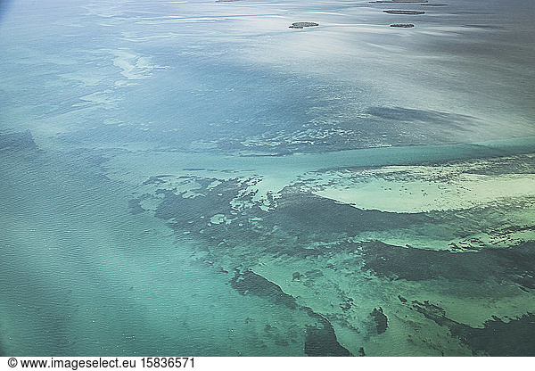 Luftaufnahme der Florida Keys