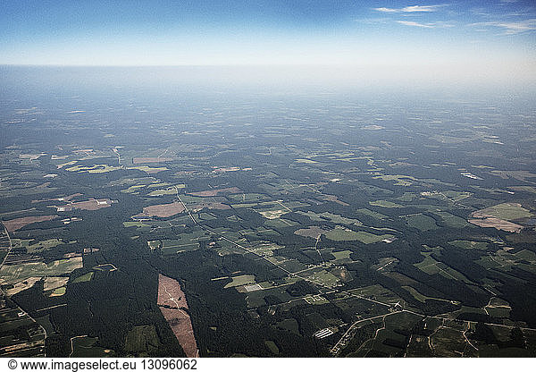 Luftaufnahme der Landschaft