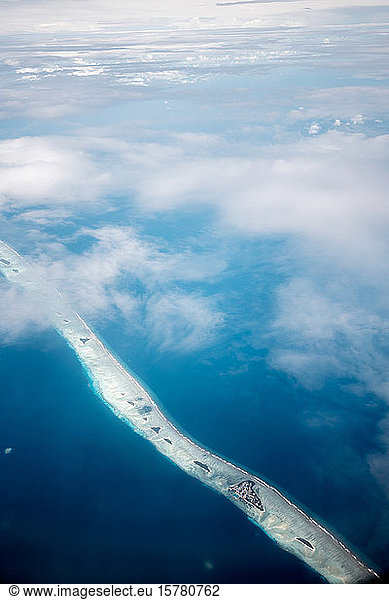Luftaufnahme der Malediven-Inseln