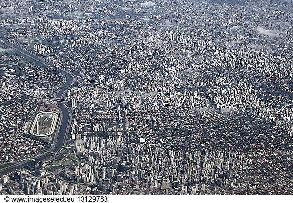 Luftaufnahme der Stadtlandschaft