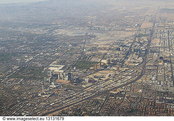 Luftaufnahme der Stadtlandschaft