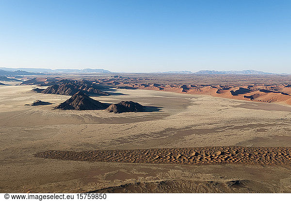 Luftaufnahme  Namib Naukluft Park  Namib Wüste  Namibia