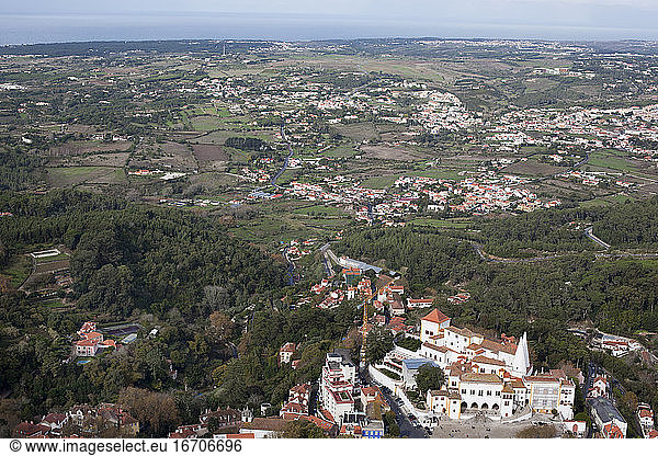 Luftaufnahme von Sintra  Portugal
