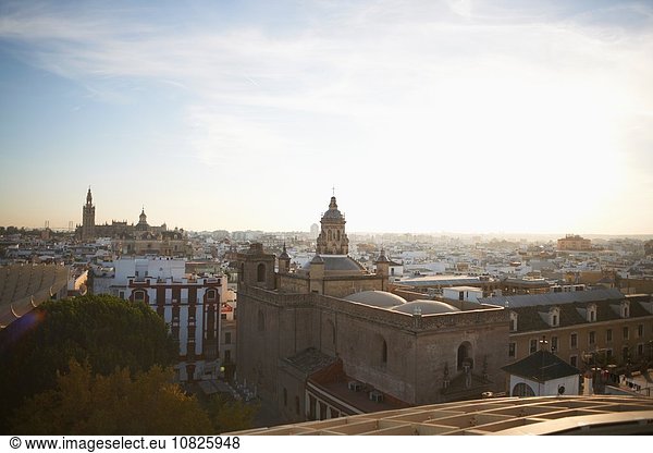 Luftbild der Stadt  Sevilla  Spanien
