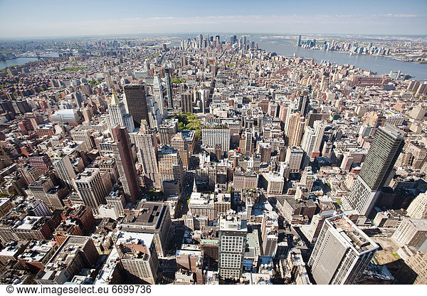 Luftbild von Manhattan