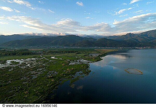 Lugu-See Verliebte Gefühle Präfektur Liangshan in der Provinz Sichuan in China