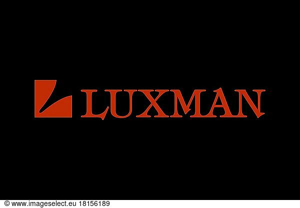 Luxman  Logo  Schwarzer Hintergrund