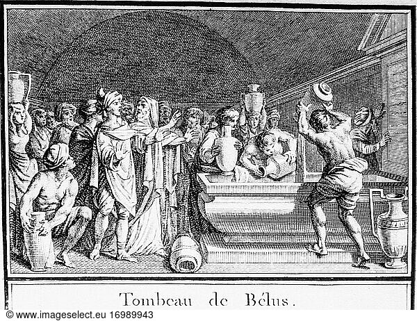 Lydische Mythologie  gekürzte Ausgabe der Universalgeschichte 1850.