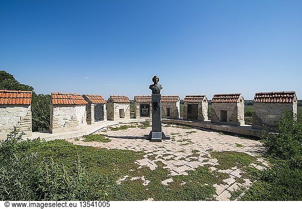 Münchhausen-Denkmal in der Festung Bender  Bender  Republik Transnistrien  Moldawien  Europa
