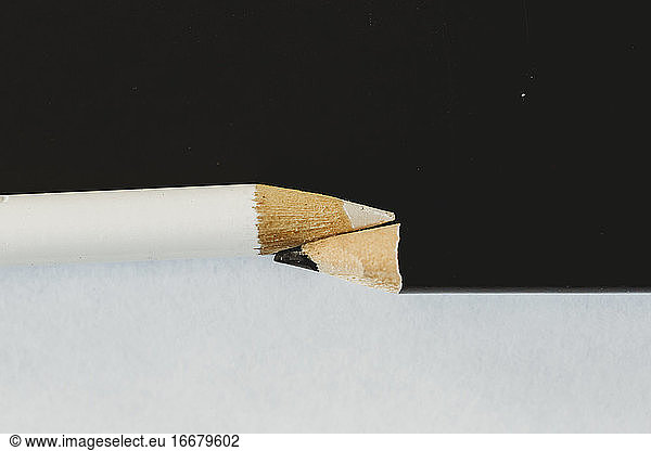 Macro Black and White Pencils