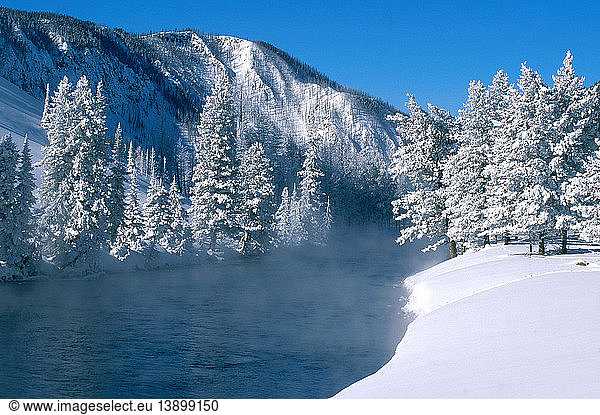 Madison River in Winter