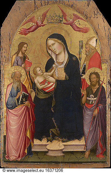 Madonna and Child with St John the Evangelist