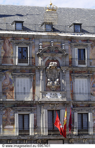 Madrid  Hauptstadt  Plaza Mayor - Madrid  Spanien