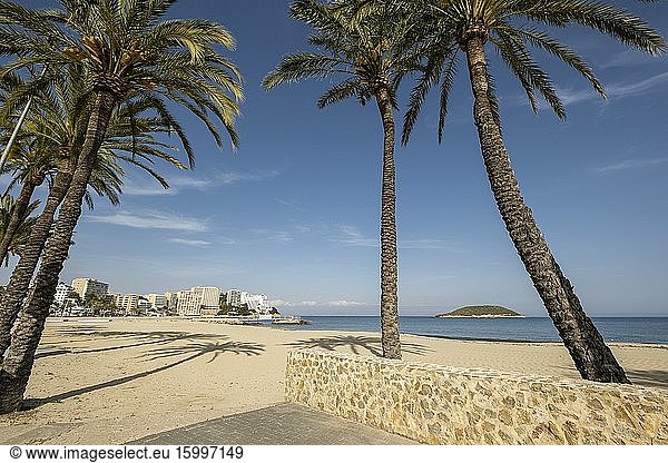 Magaluf beach  Mallorca  Balearic Islands  Spain.