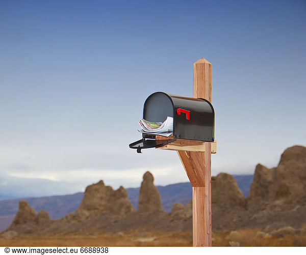 Mailbox in Desert