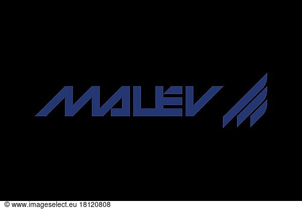 Male?v Hungarian Airline  Logo  Schwarzer Hintergrund