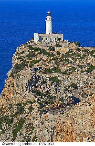 Mallorca  Leuchtturm  Cabo de Formentor  Kap Formentor  Serra de Tramuntana  UNESCO-Weltkulturerbe  Insel Mallorca  Mallorca  Balearen  Spanien  Europa