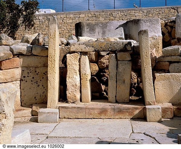 Malta  Tarxien  Tempel  Jungsteinzeit