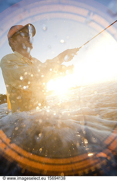 man  fishing  flyfishing
