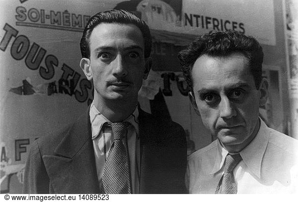 Man Ray And Salvador Dali  1934