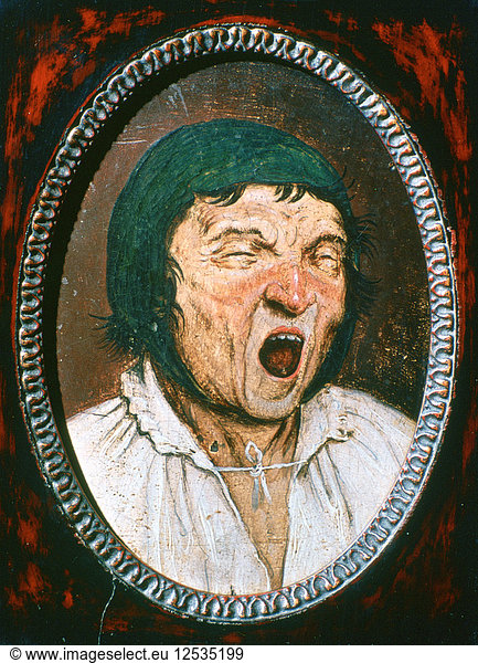 Man Yawning  c1545-1569. Artist: Pieter Bruegel the Elder