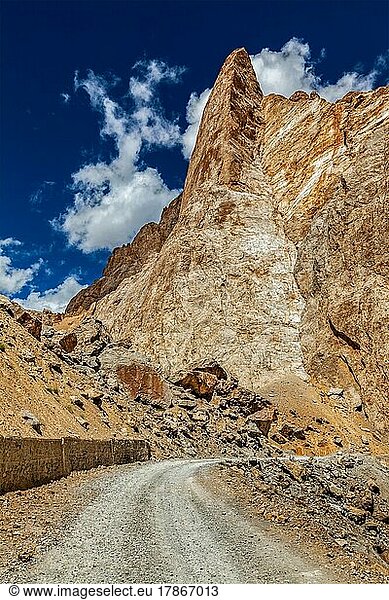 Manali-Leh road to Ladakh in Indian Himalayas. Ladakh  India  Asia