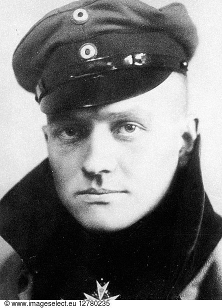 Manfred Von Richthofen (1892-1918). Known As The Red Baron. German 