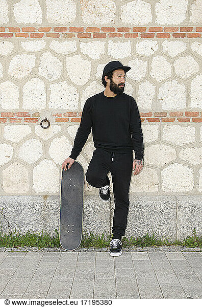 Mann Skateboarder Lifestyle Hipster Konzept