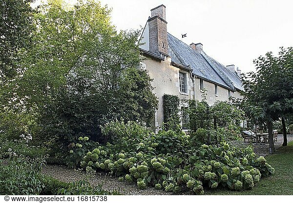 Manor house of Domaine de Poulaines  Poulaines  Department of Indre  Historic Province of Berry  Centre-Val de Loire region France.
