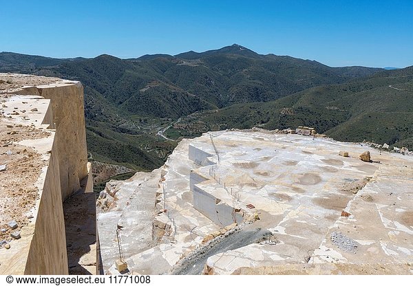 Marble quarry near Macael. Cóbdar Almería. Spain.