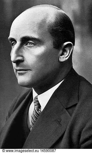 March  Werner  17.1.1894 - 11.1.1976  deut. Architekt  Mitglied im Organisationskomitee der Olympischen Spiele in Berlin 1936  Portrait  um 1935